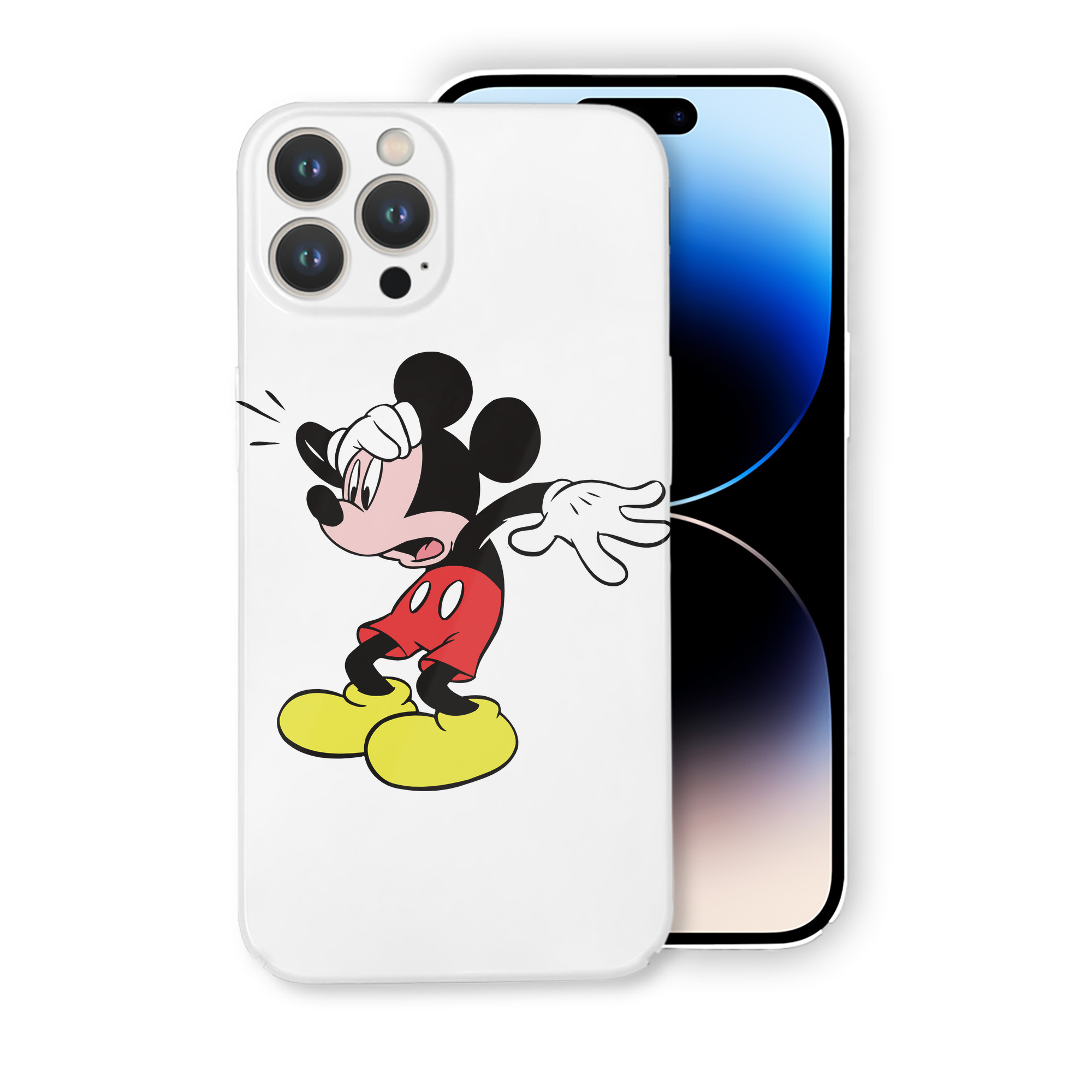 （画像用） ミッキーマウス Mickey Mouse 【iPhone 14シリーズ対応】ハードケース